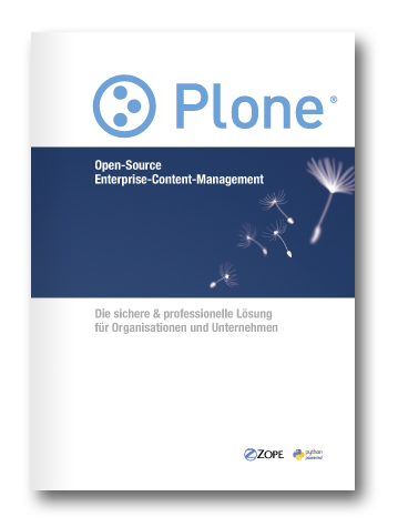 Cover Plone Broschüre 2011