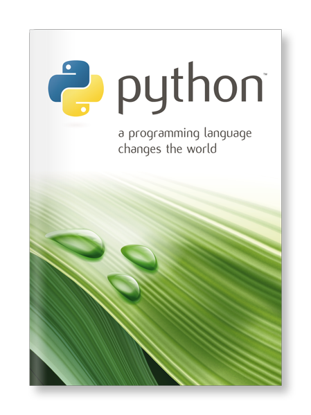 evenios publishing is Partner of the Python Software Foundation for the Production of the upcoming Python brochure