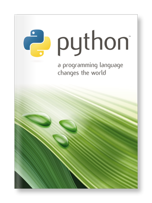 evenios publishing is Partner of the Python Software Foundation for the Production of the upcoming Python brochure