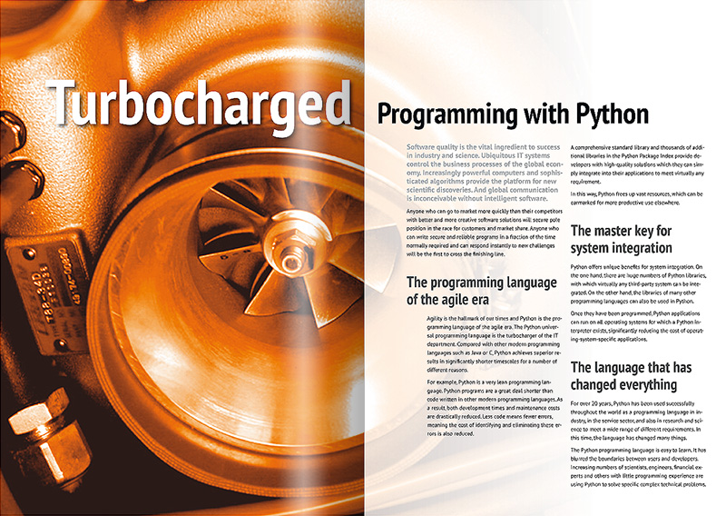 PSF Python Brochure Teaser on his way to PyCon US 2012